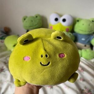 Frog Pillow Plush